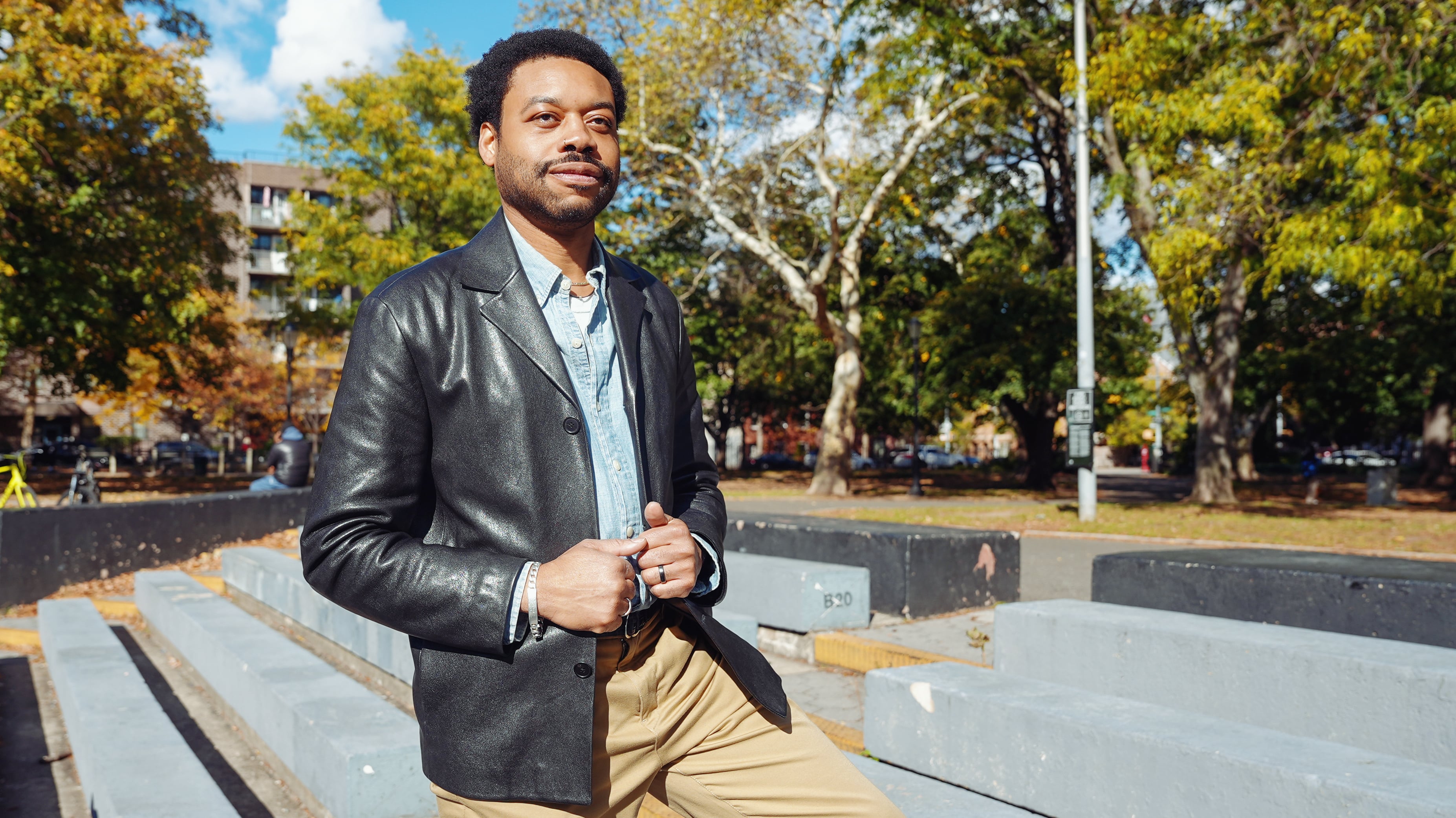 Eon Huntley on the campaign trail